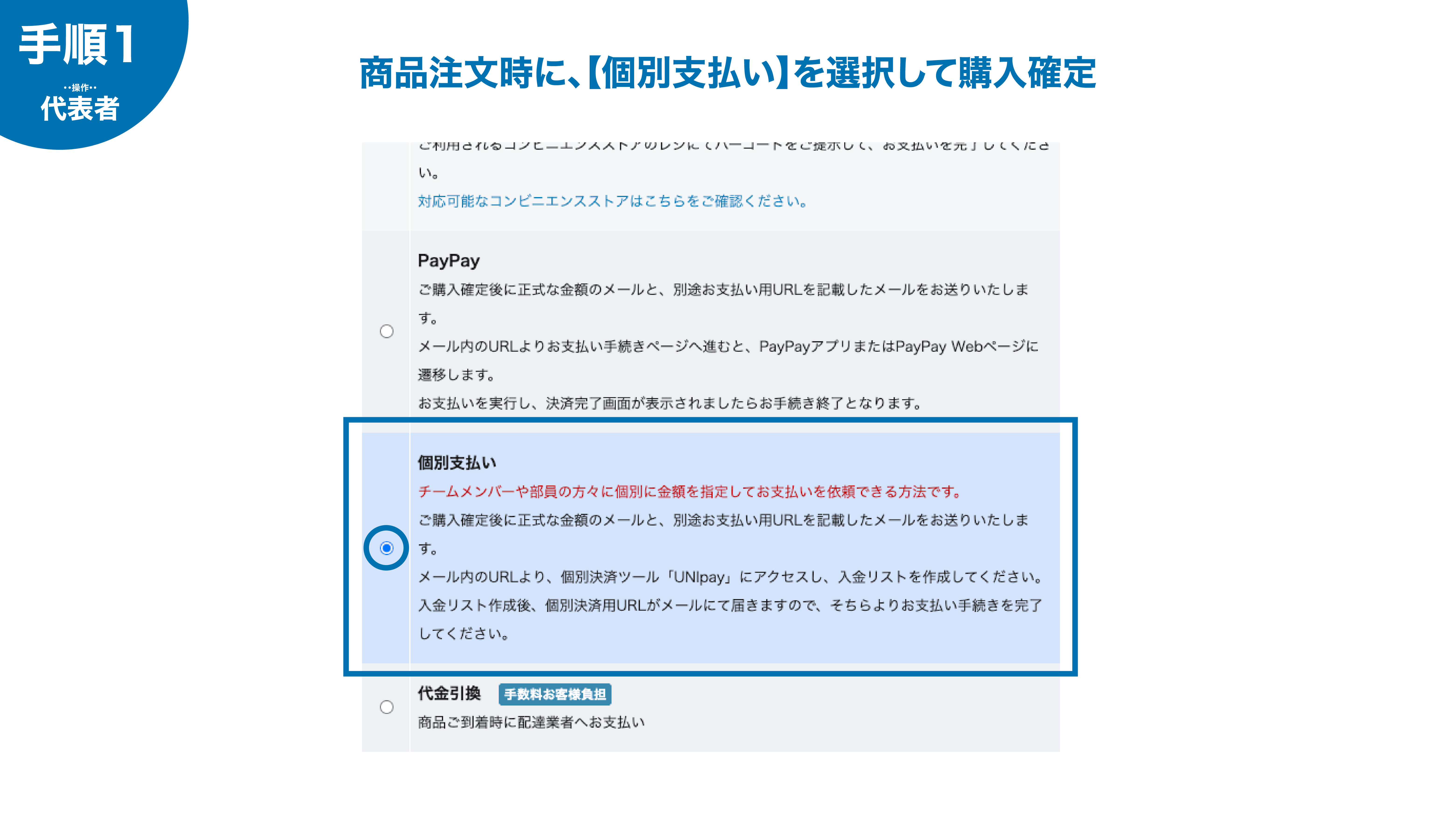 手順1